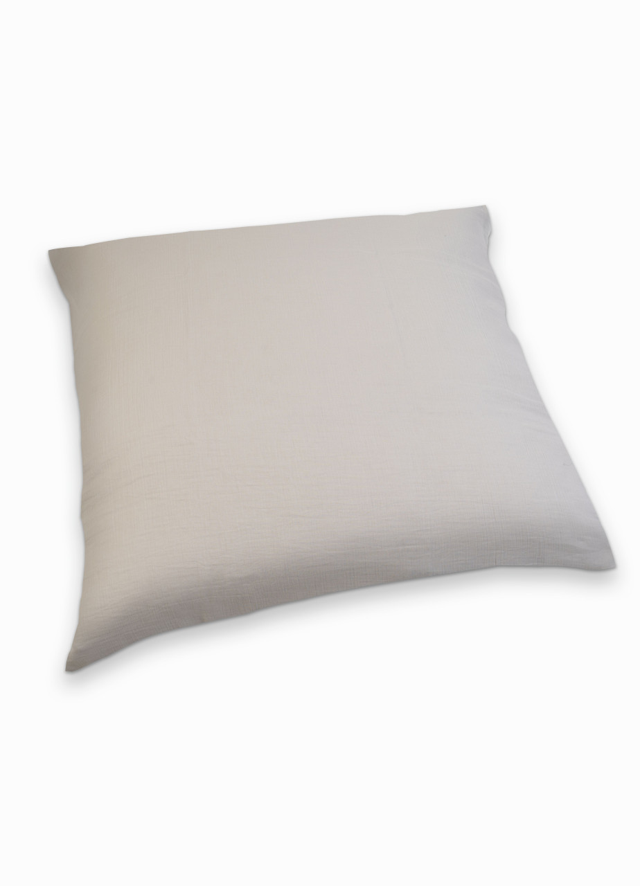 Bettwäsche 80x80 Musselin hellgrau