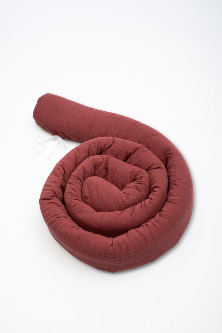 Nestschlange Musselin, bordeaux