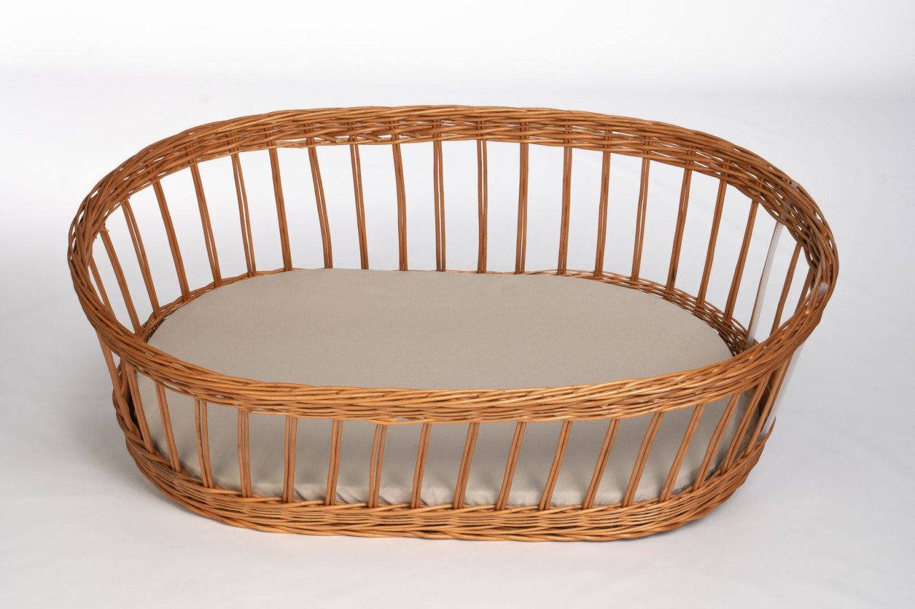 Spannbettlaken oval Beige