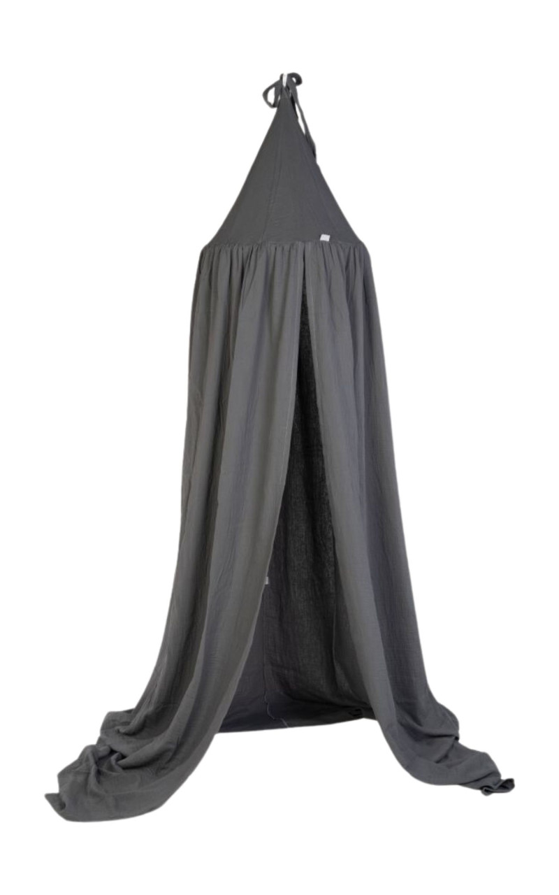 Baldachinhimmel Musselin, granit