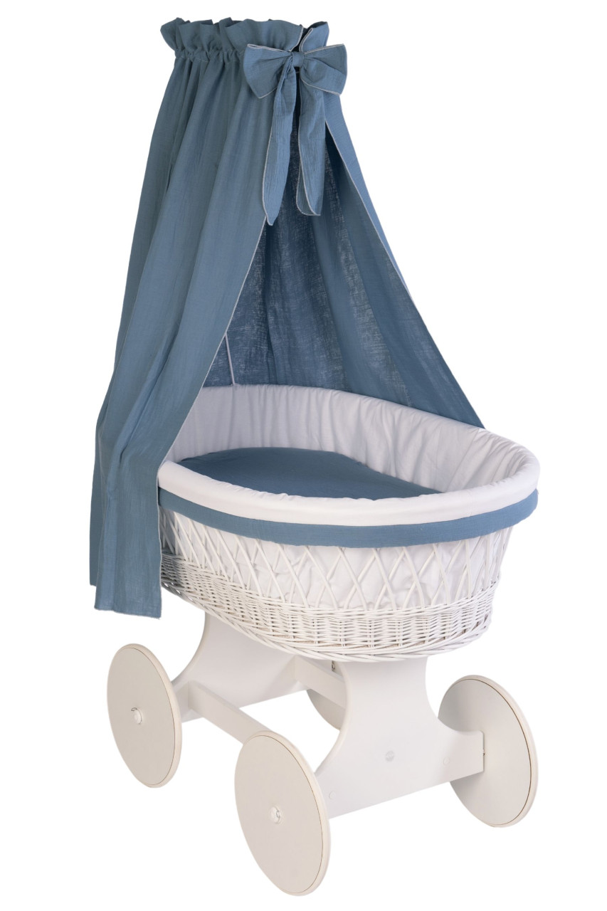 Bollerwagen Tony weiß, Blau