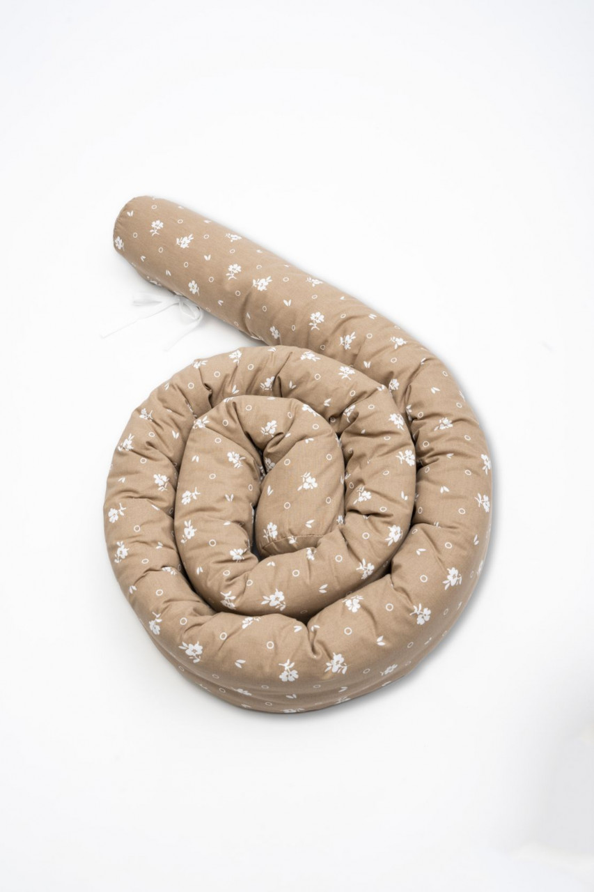 Nestschlange Landhausblumen nougat