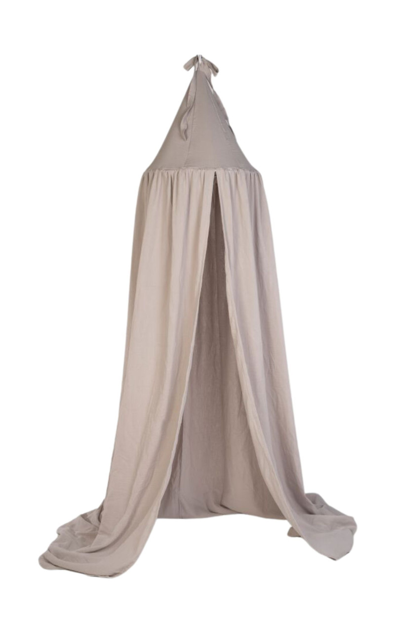 Baldachinhimmel Musselin, taupe