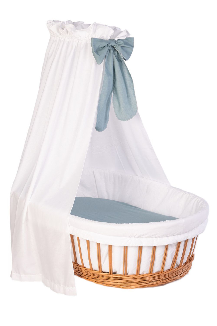 Textiles Set für Stubenwagen Basic patinagrün